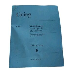 Grieg Klavierkonzert a-mall Opus 16. Piano Concerto In a minor op 16 Piano Reduc